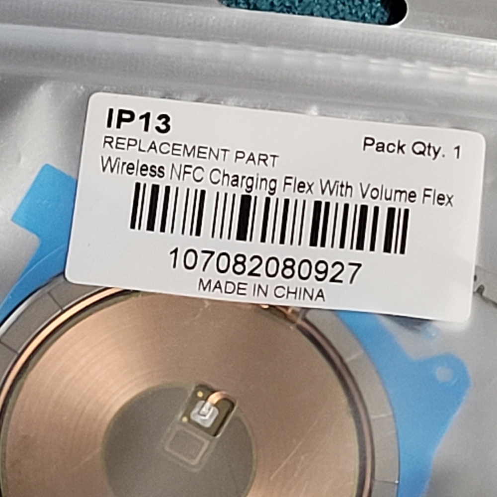 Iphone 13 Wireless NFC Charging with Volume Flex Replacement NEW